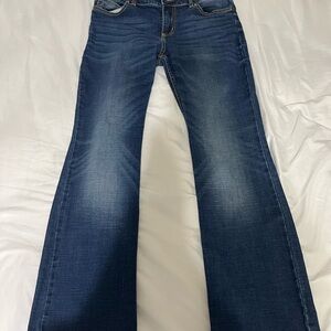 Wrangler Dark Blue Bootcut Women's Jeans